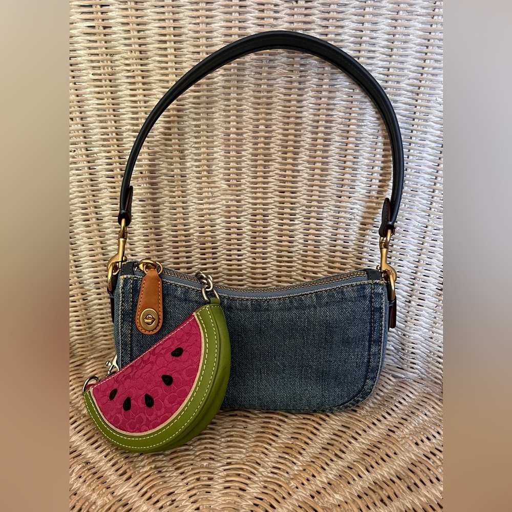 Coach Denim Swinger Bag